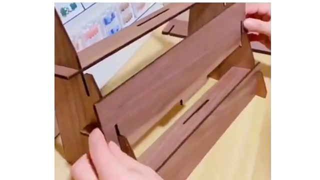 Amazon｜IMPACTオンライン ひな壇 マルシェ 什器 ディスプレイ 台 木製